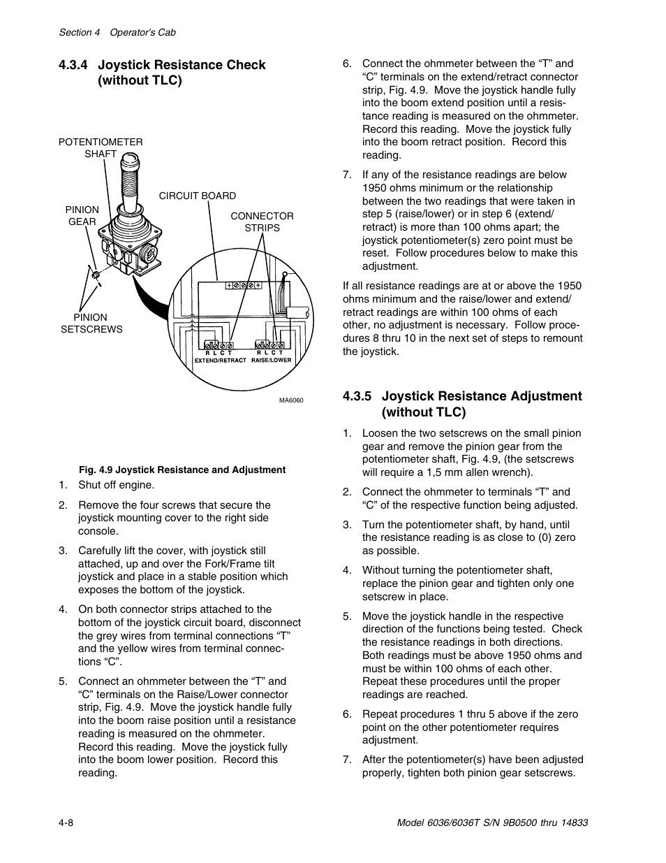 SkyTrak 6036 Service Manual User Manual | Page 44 / 342