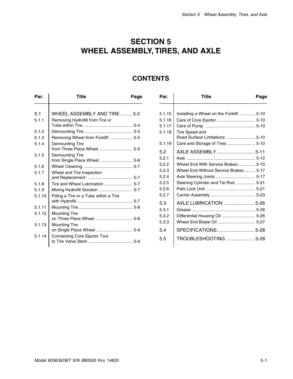 SkyTrak 6036 Service Manual User Manual | Page 51 / 342