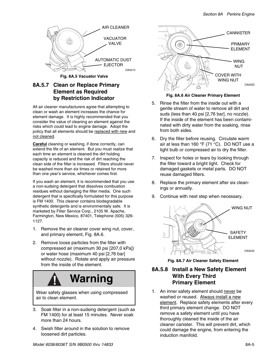 Warning | SkyTrak 6036 Service Manual User Manual | Page 97 / 342