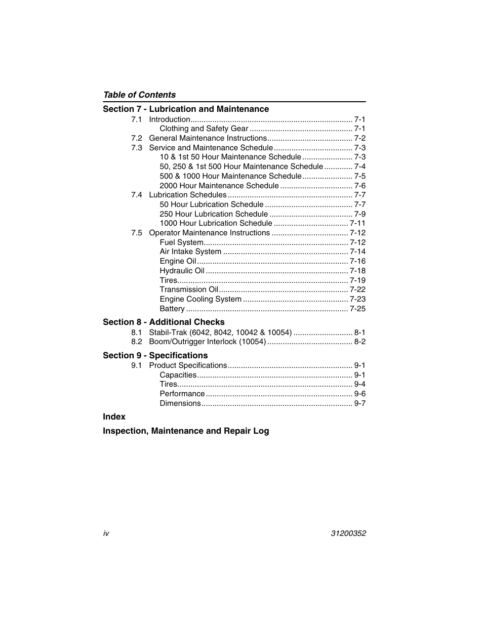 SkyTrak 10054 Operation Manual User Manual | Page 10 / 170