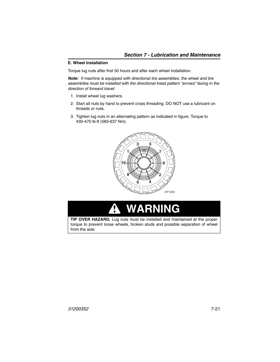 Warning | SkyTrak 10054 Operation Manual User Manual | Page 143 / 170