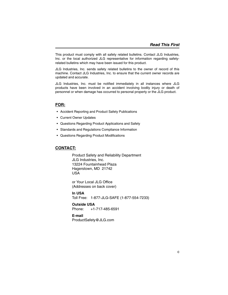 SkyTrak 10054 Operation Manual User Manual | Page 5 / 170