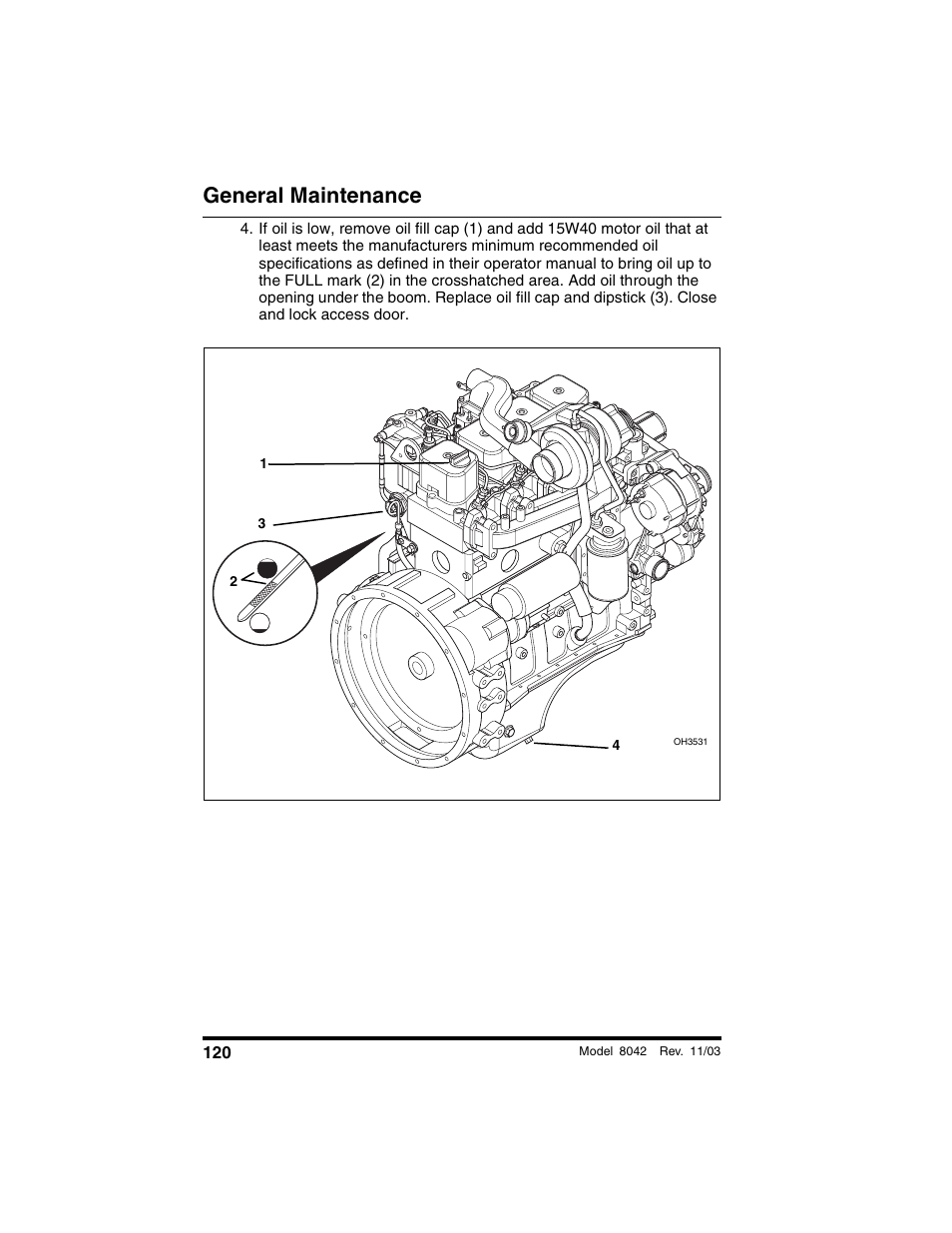 General maintenance | SkyTrak 8042 Operation Manual User Manual | Page 122 / 190