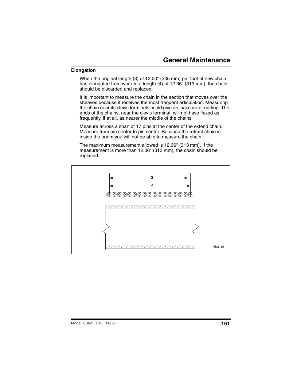 General maintenance | SkyTrak 8042 Operation Manual User Manual | Page 163 / 190