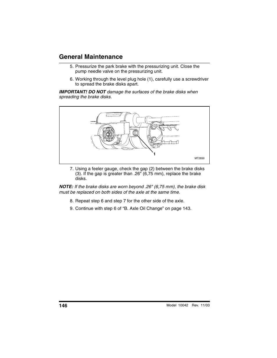 General maintenance | SkyTrak 10042 Operation Manual User Manual | Page 148 / 196