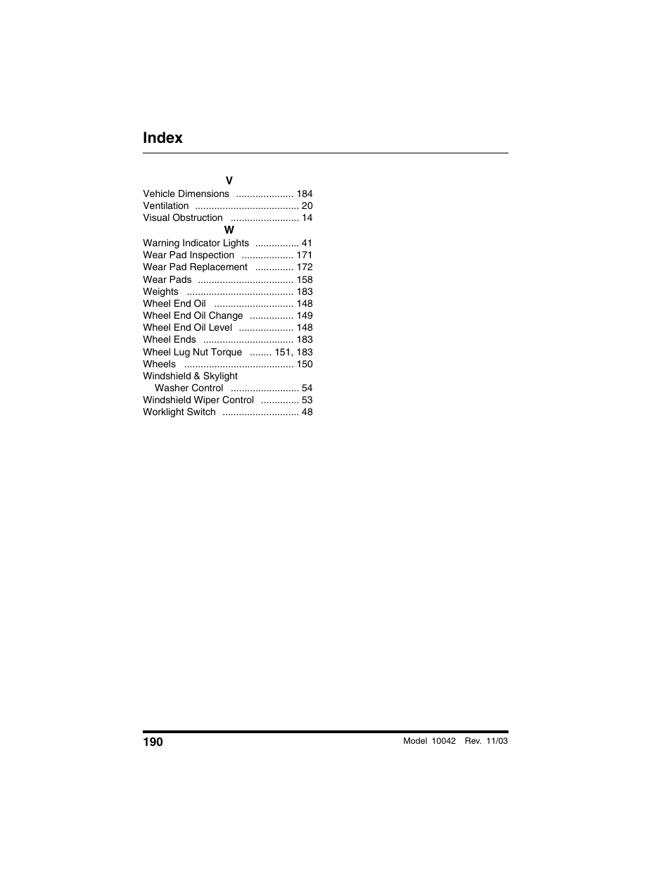Index | SkyTrak 10042 Operation Manual User Manual | Page 192 / 196