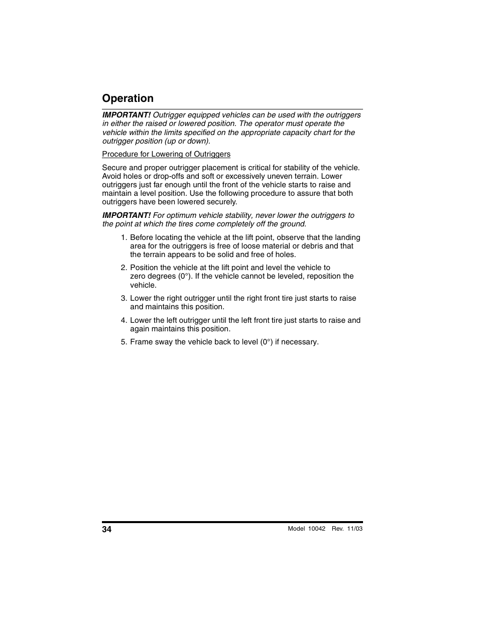 Operation | SkyTrak 10042 Operation Manual User Manual | Page 36 / 196