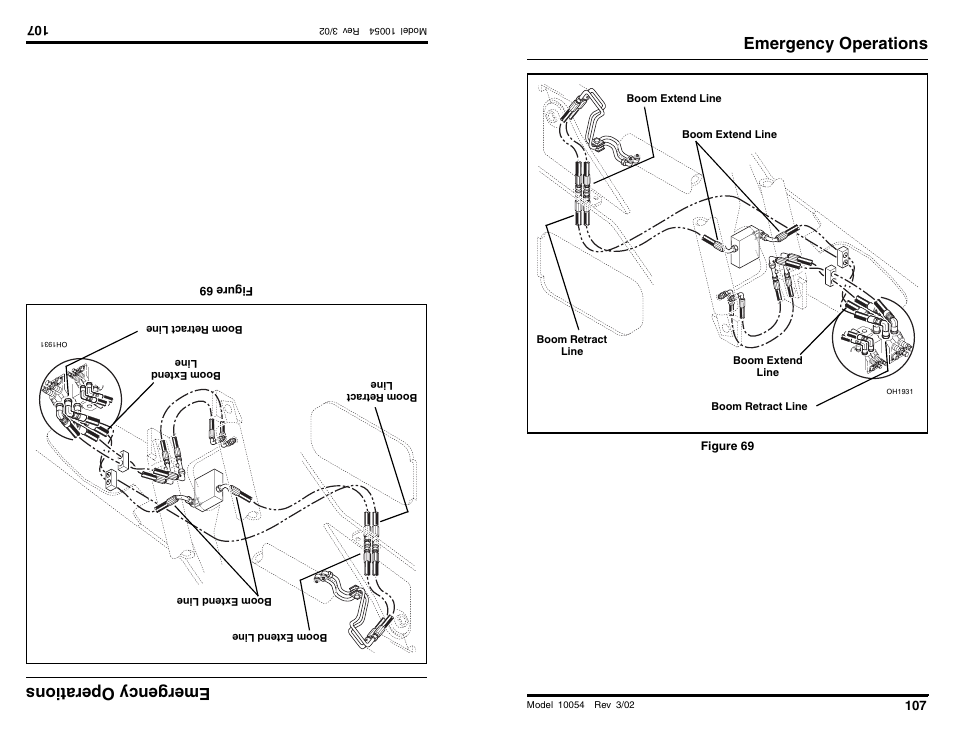 Emer gency ope ra tio ns, Emergency operations | SkyTrak 10054 Operation Manual User Manual | Page 109 / 200