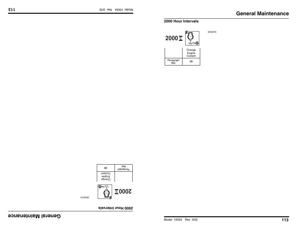 Ge nera lm ain ten anc e, General maintenance | SkyTrak 10054 Operation Manual User Manual | Page 115 / 200
