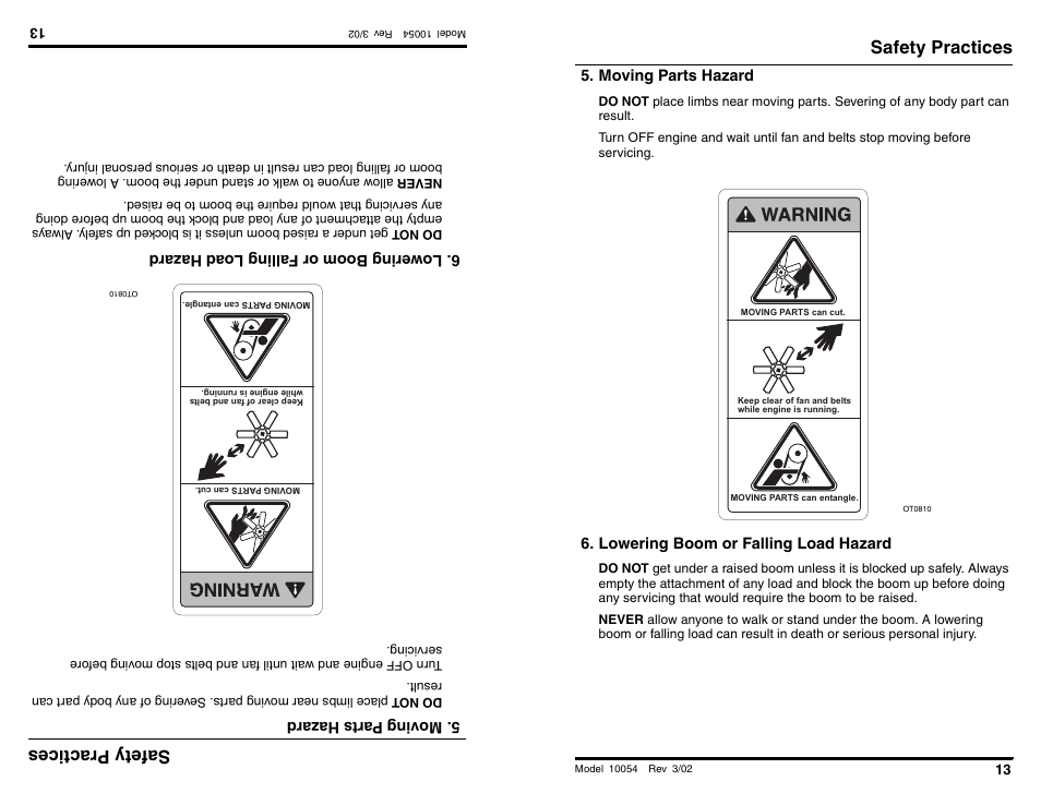 Safetypr actices, Safety practices | SkyTrak 10054 Operation Manual User Manual | Page 15 / 200