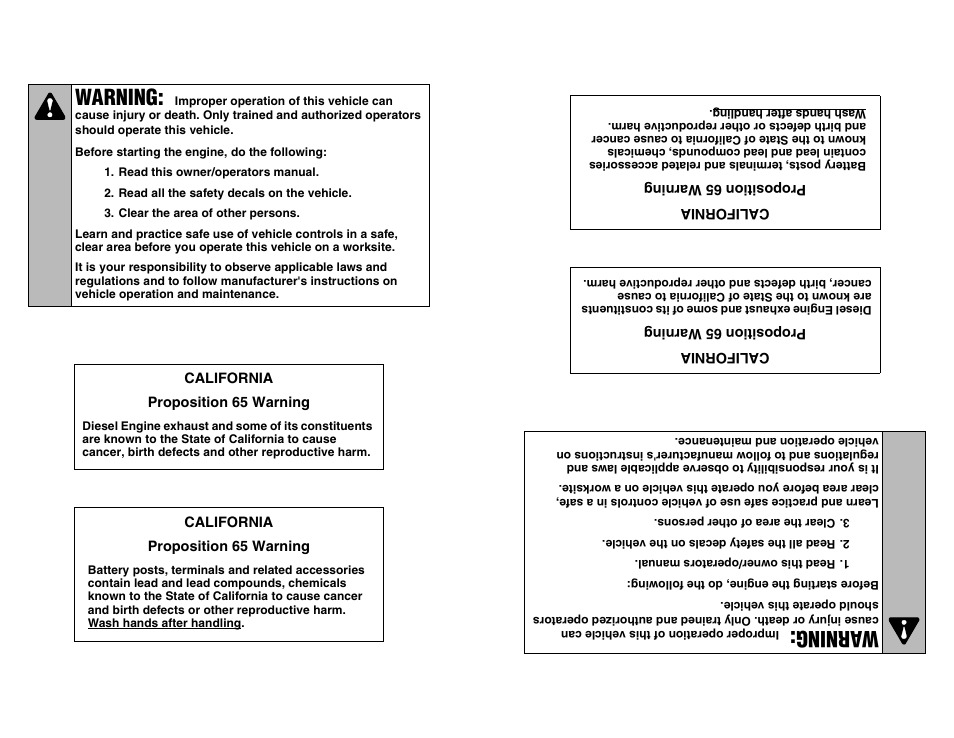 Warning, Wa rning | SkyTrak 10054 Operation Manual User Manual | Page 2 / 200