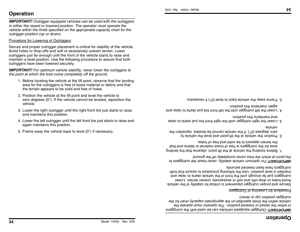 Operation, Operati on | SkyTrak 10054 Operation Manual User Manual | Page 36 / 200