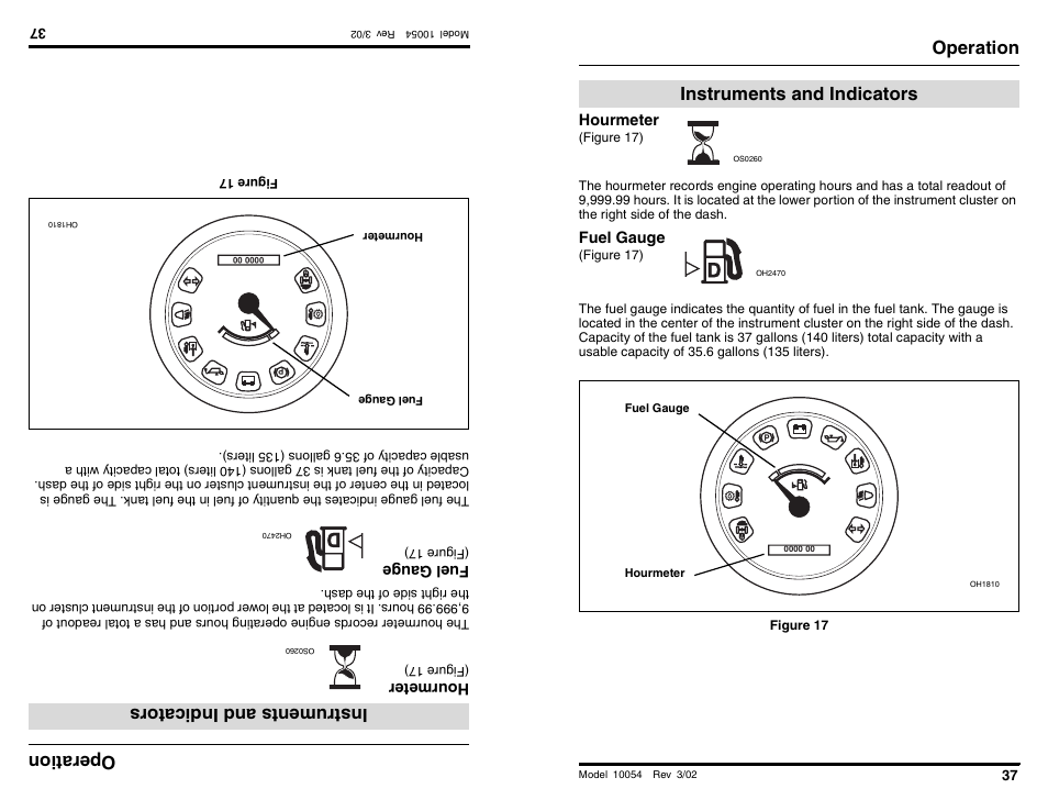 Oper ati on, Instrum entsand indicators, Operation | Instruments and indicators | SkyTrak 10054 Operation Manual User Manual | Page 39 / 200