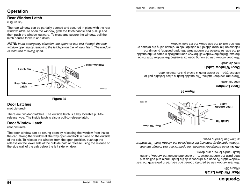 Operation, Operati on | SkyTrak 10054 Operation Manual User Manual | Page 56 / 200