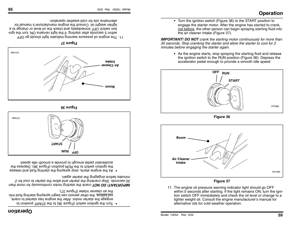 Oper ati on, Operation | SkyTrak 10054 Operation Manual User Manual | Page 61 / 200