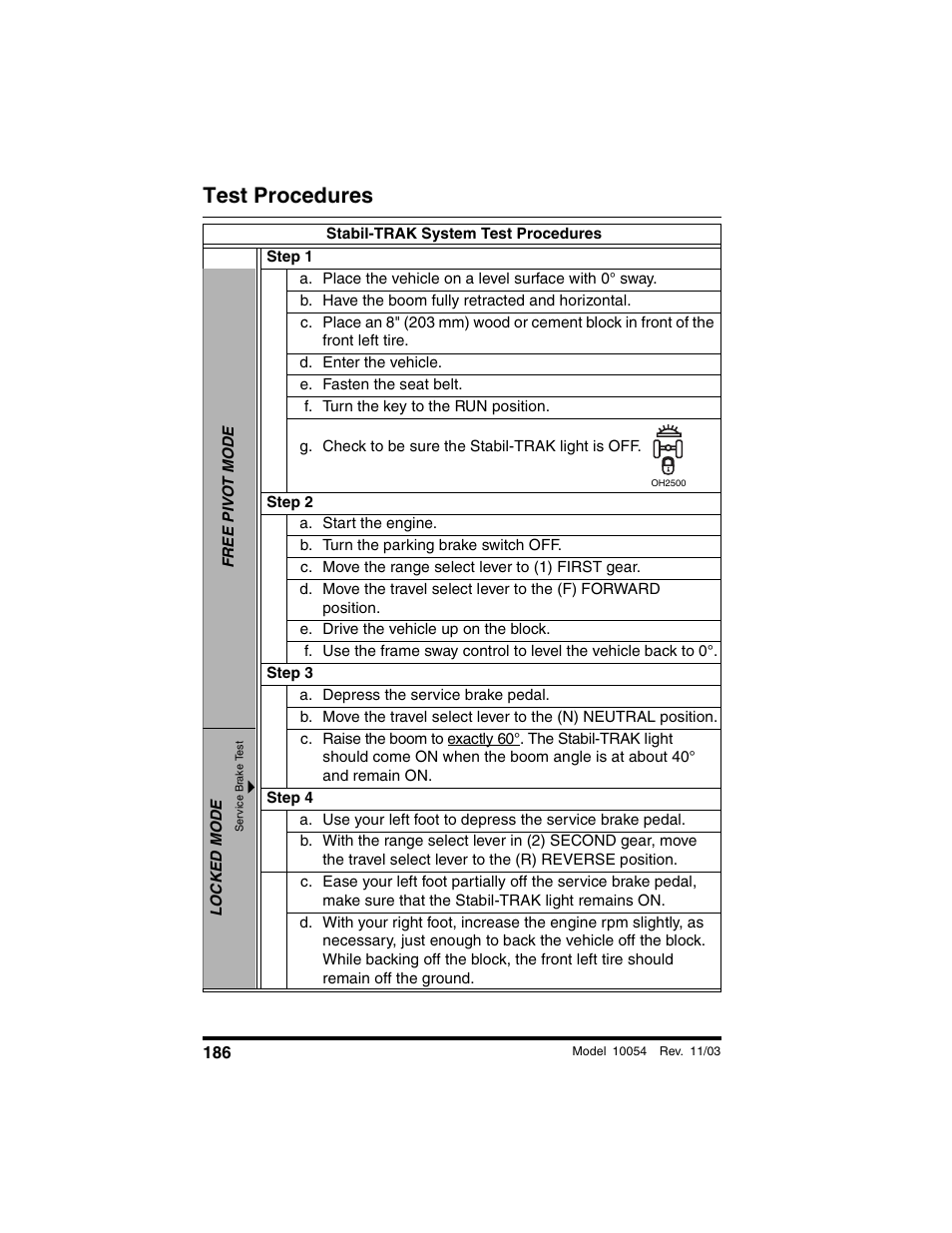 Test procedures | SkyTrak 10054 Operation Manual User Manual | Page 188 / 208