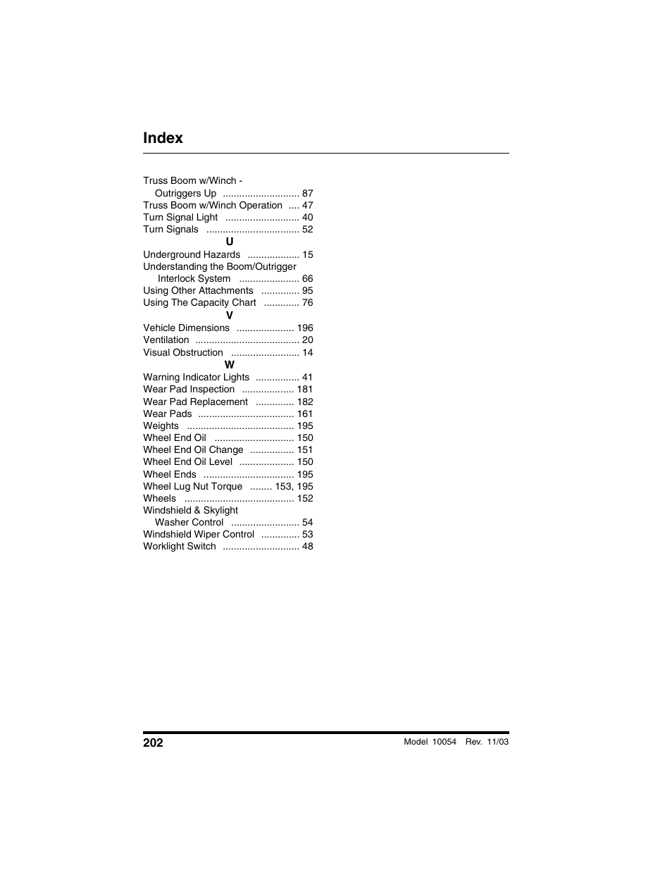 Index | SkyTrak 10054 Operation Manual User Manual | Page 204 / 208