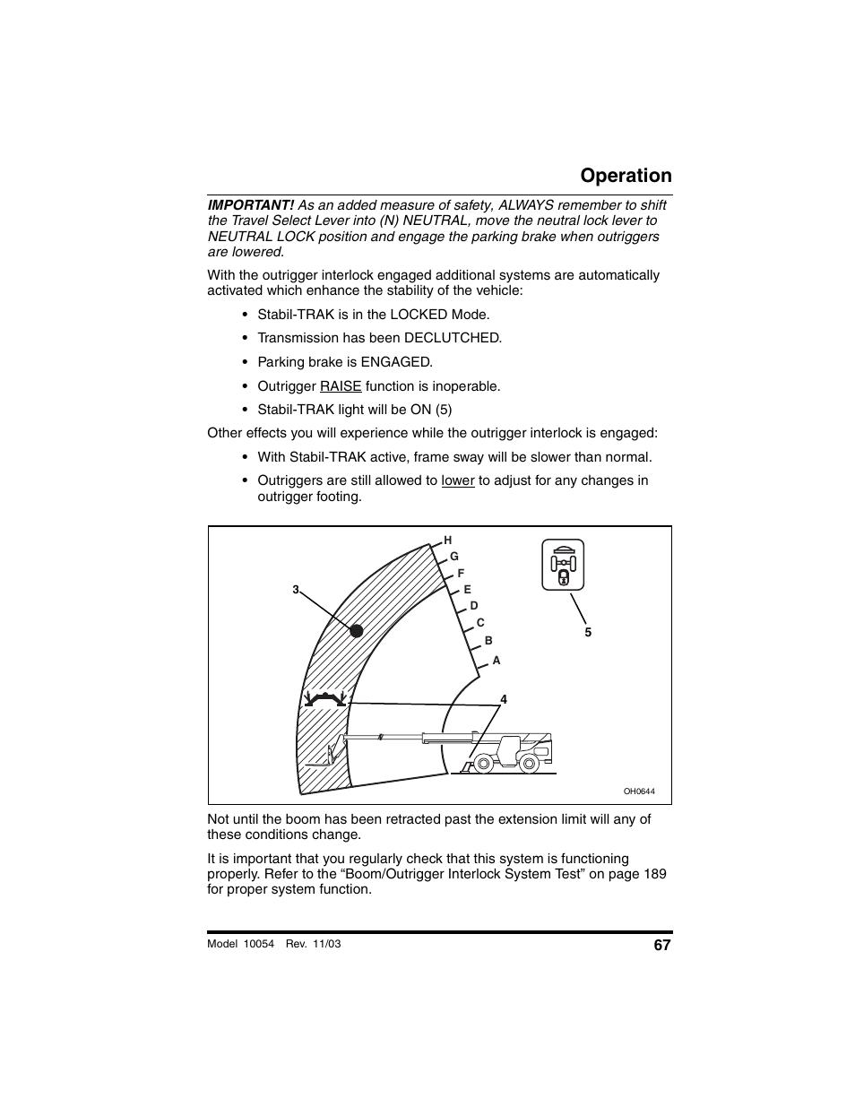 Operation | SkyTrak 10054 Operation Manual User Manual | Page 69 / 208