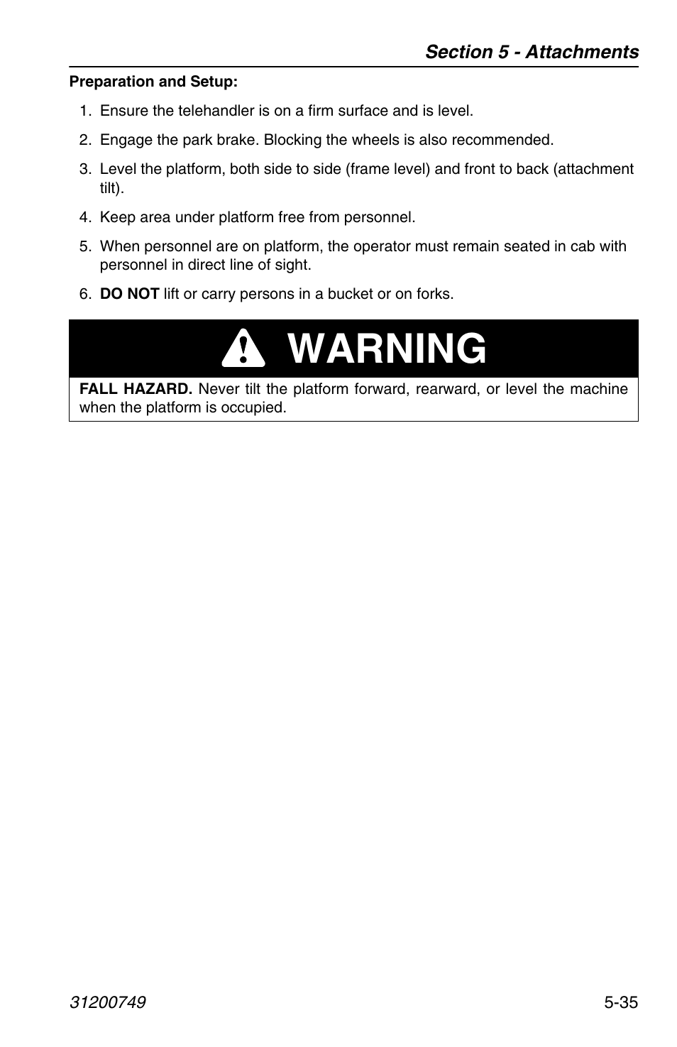 Warning | SkyTrak 6036 Operation Manual User Manual | Page 105 / 154