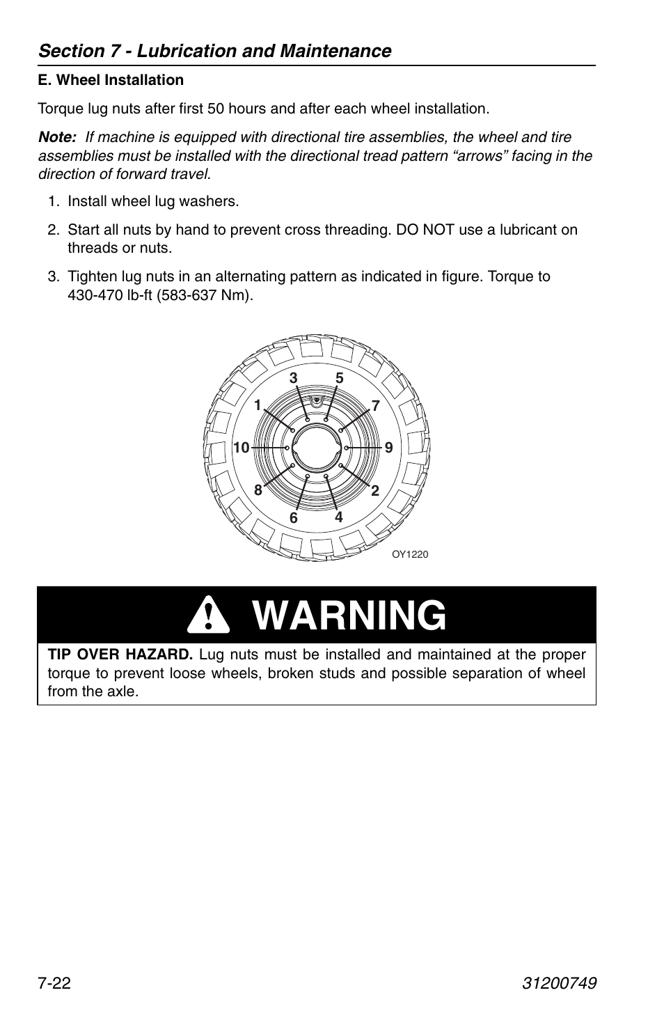 Warning | SkyTrak 6036 Operation Manual User Manual | Page 130 / 154