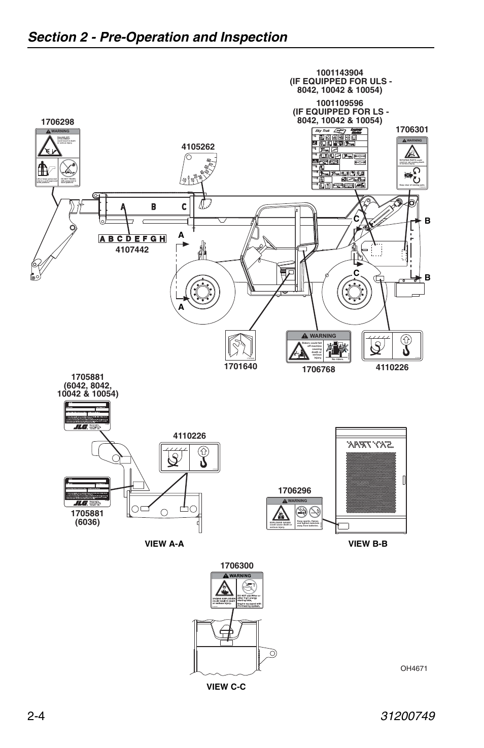 Oh4671, Lb-ft (n m) | SkyTrak 6036 Operation Manual User Manual | Page 28 / 154