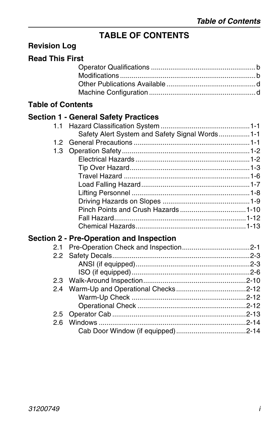SkyTrak 6036 Operation Manual User Manual | Page 7 / 154