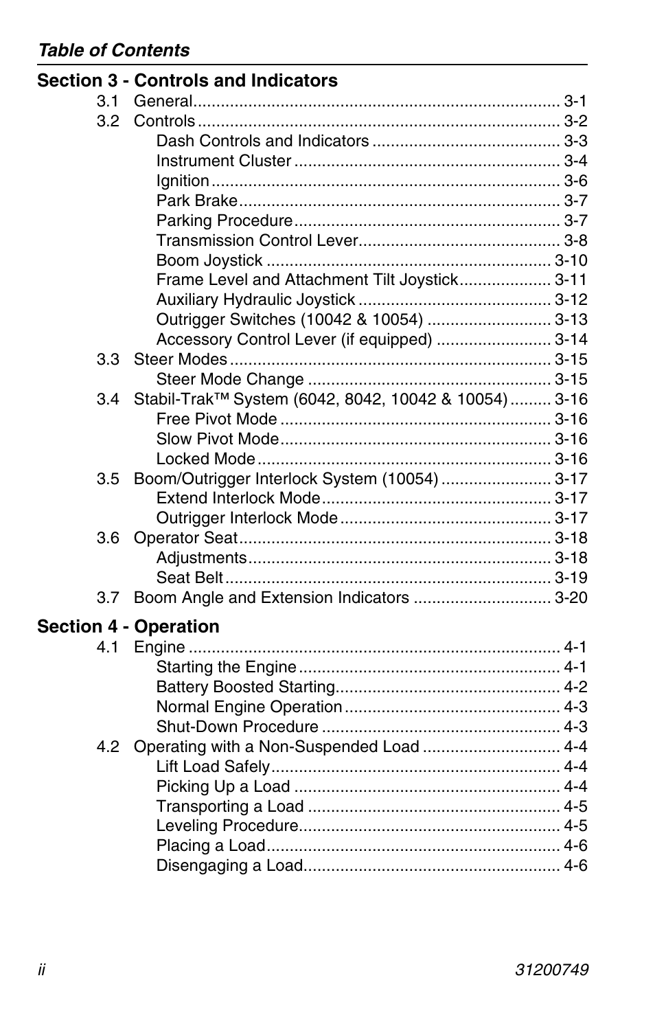 SkyTrak 6036 Operation Manual User Manual | Page 8 / 154