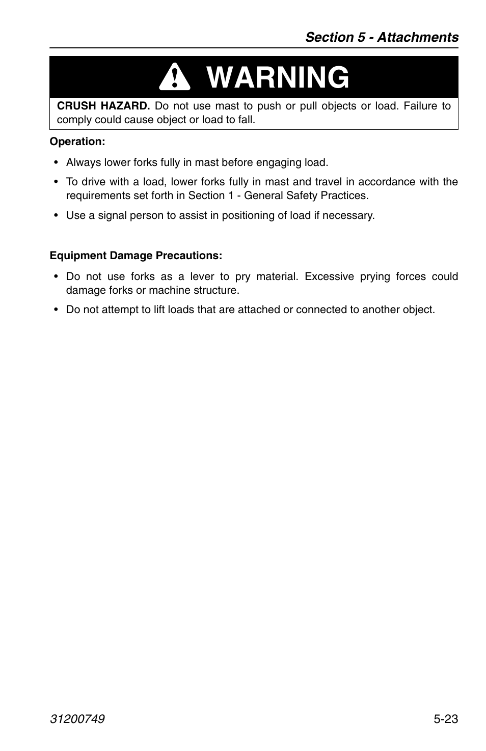 Warning | SkyTrak 6036 Operation Manual User Manual | Page 93 / 154