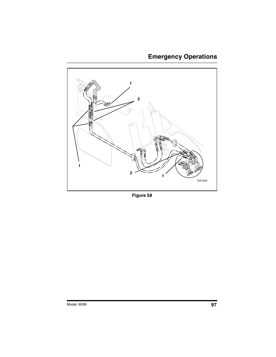 Emergency operations | SkyTrak 6036 Operation Manual User Manual | Page 103 / 180