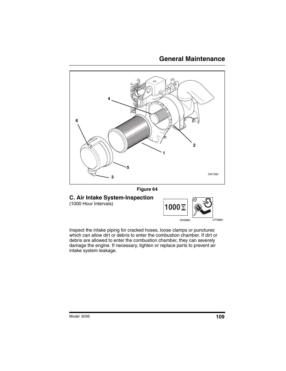 General maintenance | SkyTrak 6036 Operation Manual User Manual | Page 115 / 180