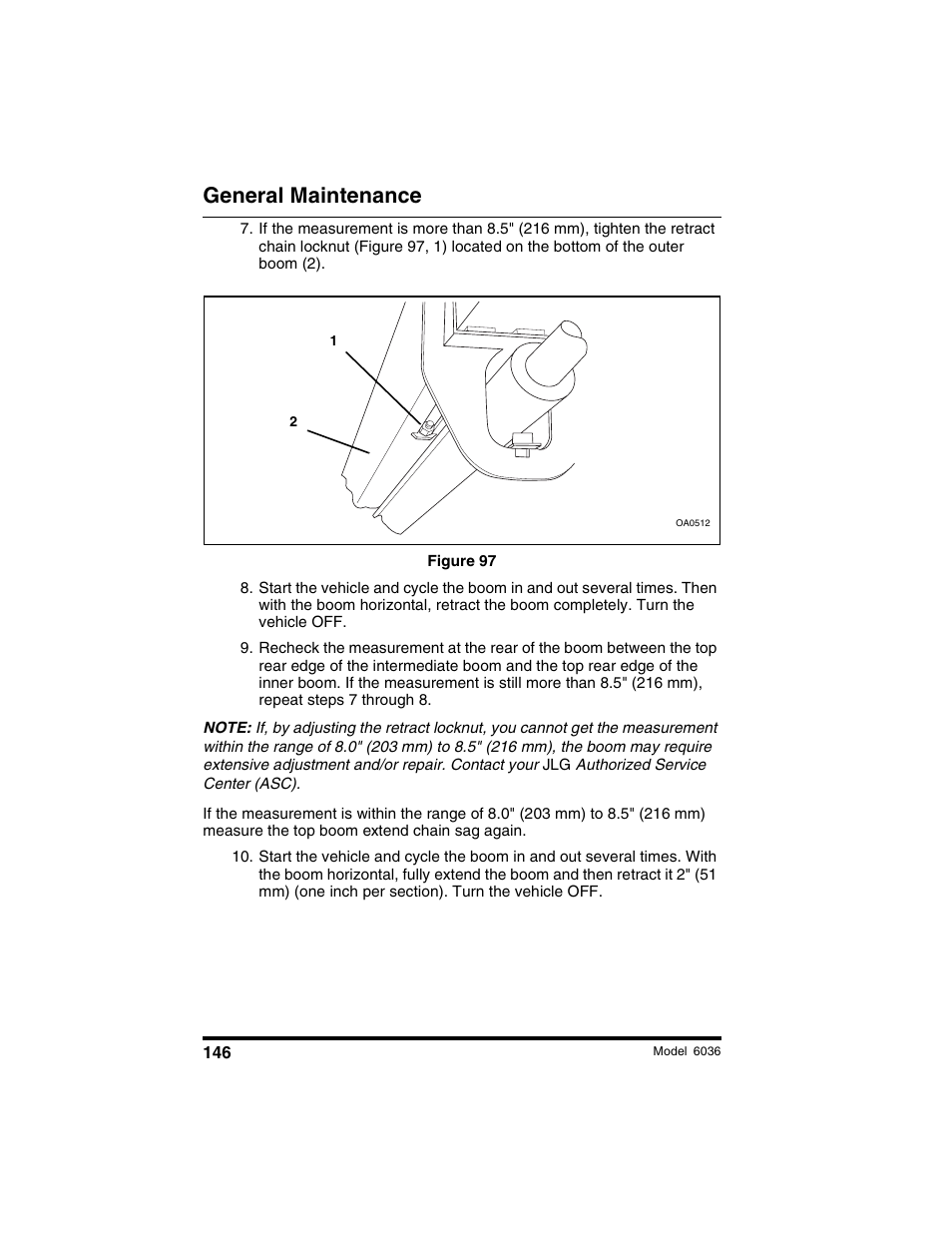 General maintenance | SkyTrak 6036 Operation Manual User Manual | Page 152 / 180