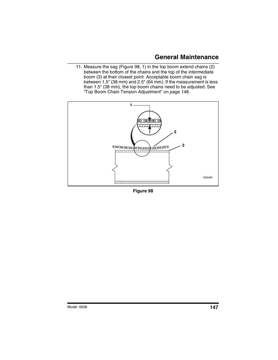 General maintenance | SkyTrak 6036 Operation Manual User Manual | Page 153 / 180