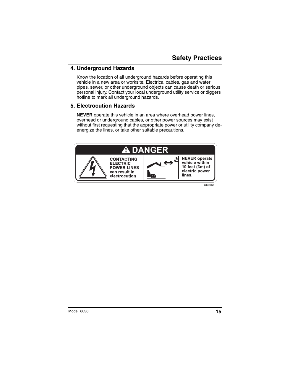 Safety practices | SkyTrak 6036 Operation Manual User Manual | Page 21 / 180