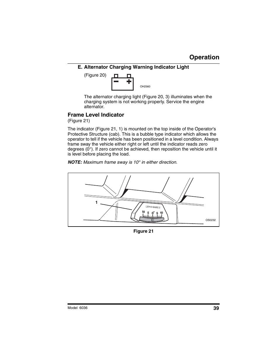 Operation | SkyTrak 6036 Operation Manual User Manual | Page 45 / 180