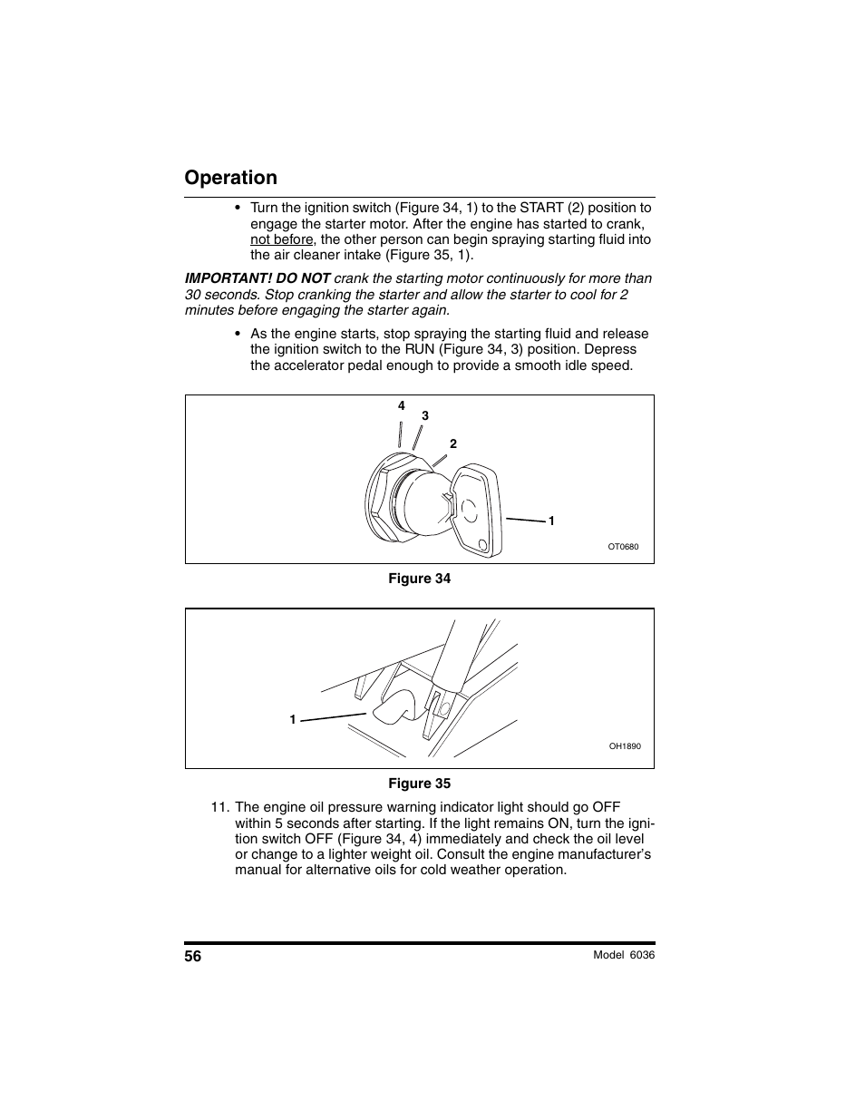 Operation | SkyTrak 6036 Operation Manual User Manual | Page 62 / 180