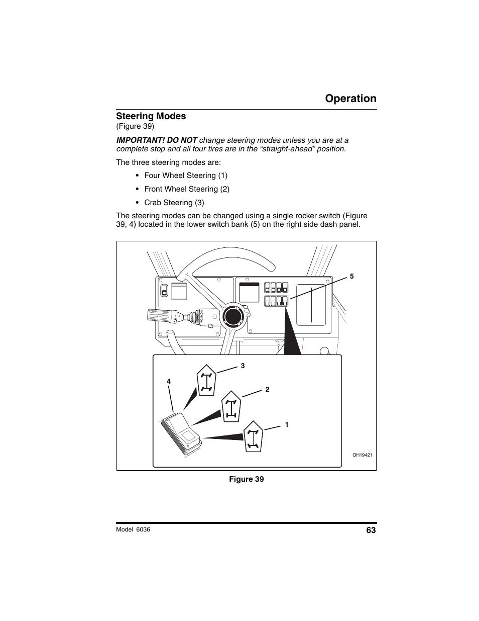 Operation | SkyTrak 6036 Operation Manual User Manual | Page 69 / 180