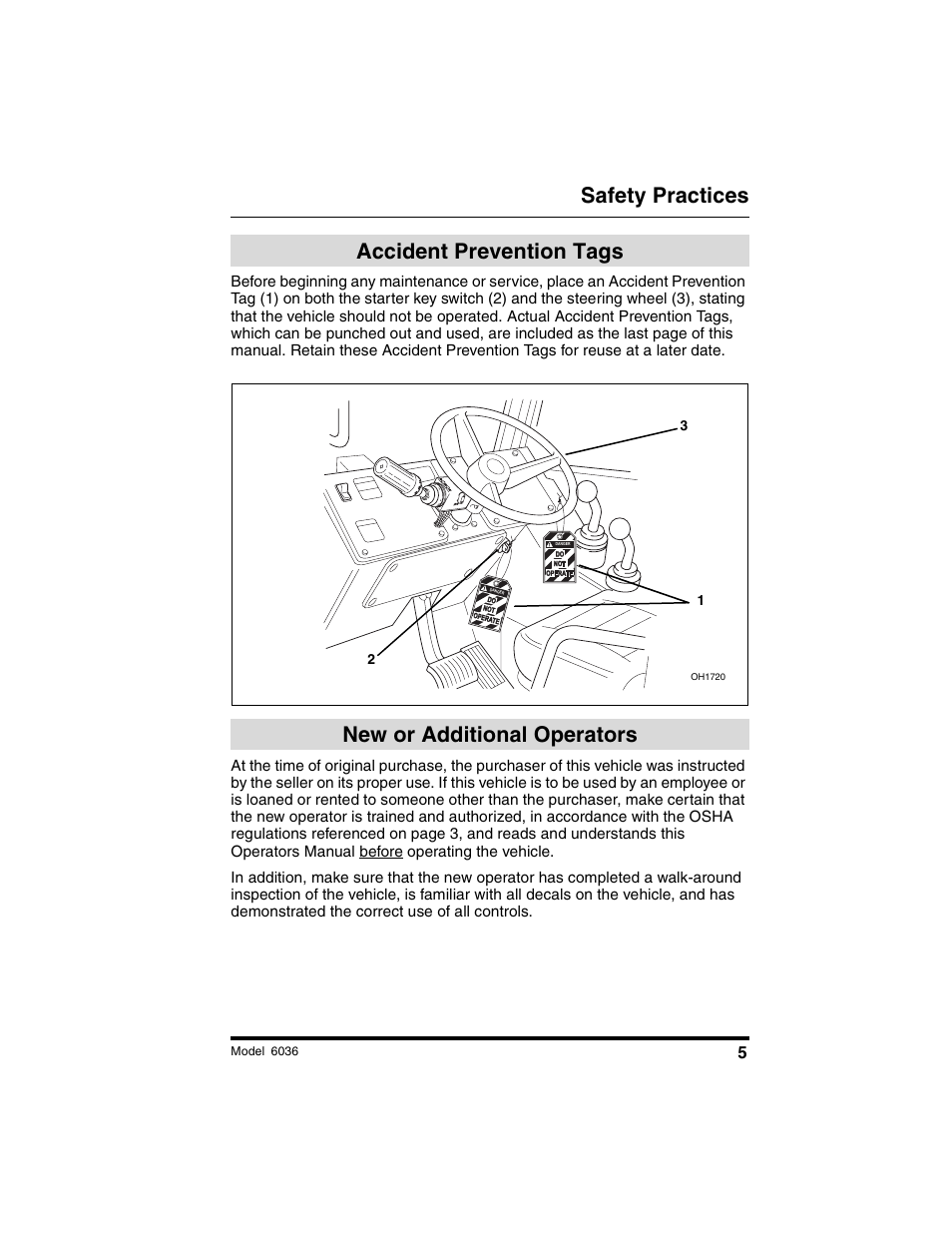 Safety practices | SkyTrak 6036 Tier II Operation Manual User Manual | Page 11 / 188