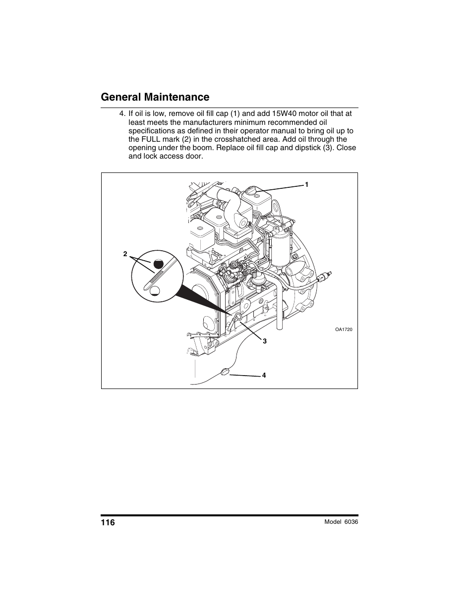 General maintenance | SkyTrak 6036 Tier II Operation Manual User Manual | Page 122 / 188