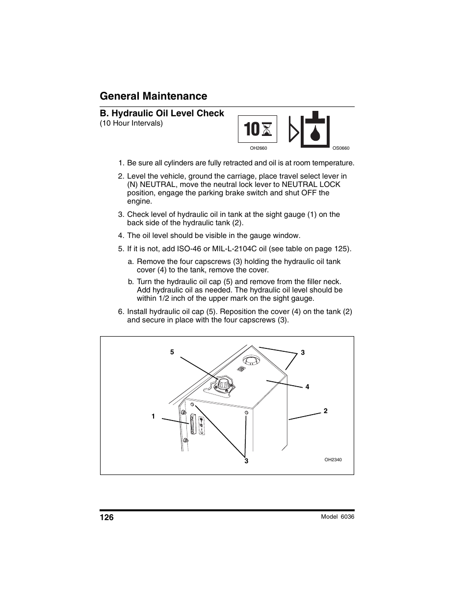General maintenance | SkyTrak 6036 Tier II Operation Manual User Manual | Page 132 / 188