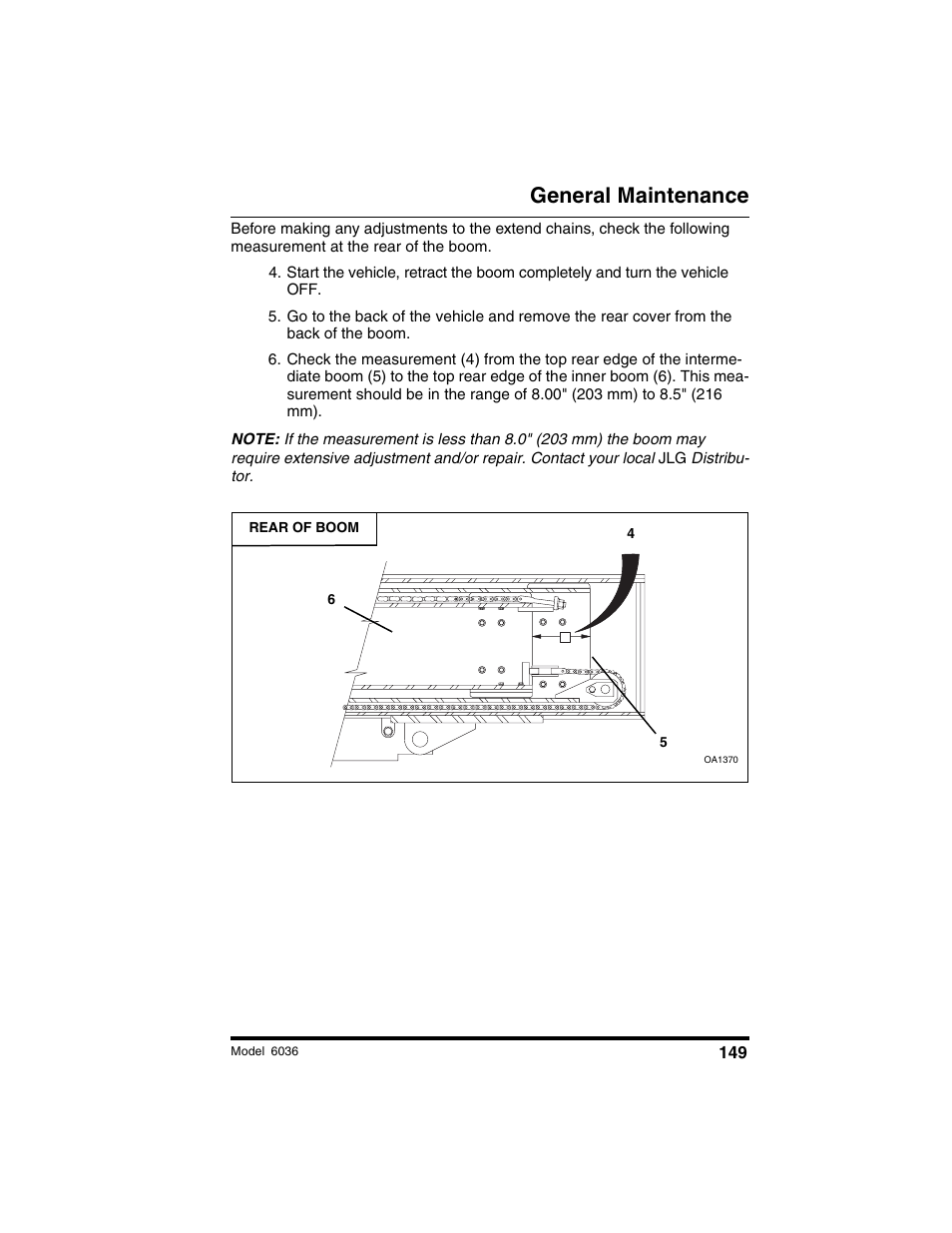 General maintenance | SkyTrak 6036 Tier II Operation Manual User Manual | Page 155 / 188