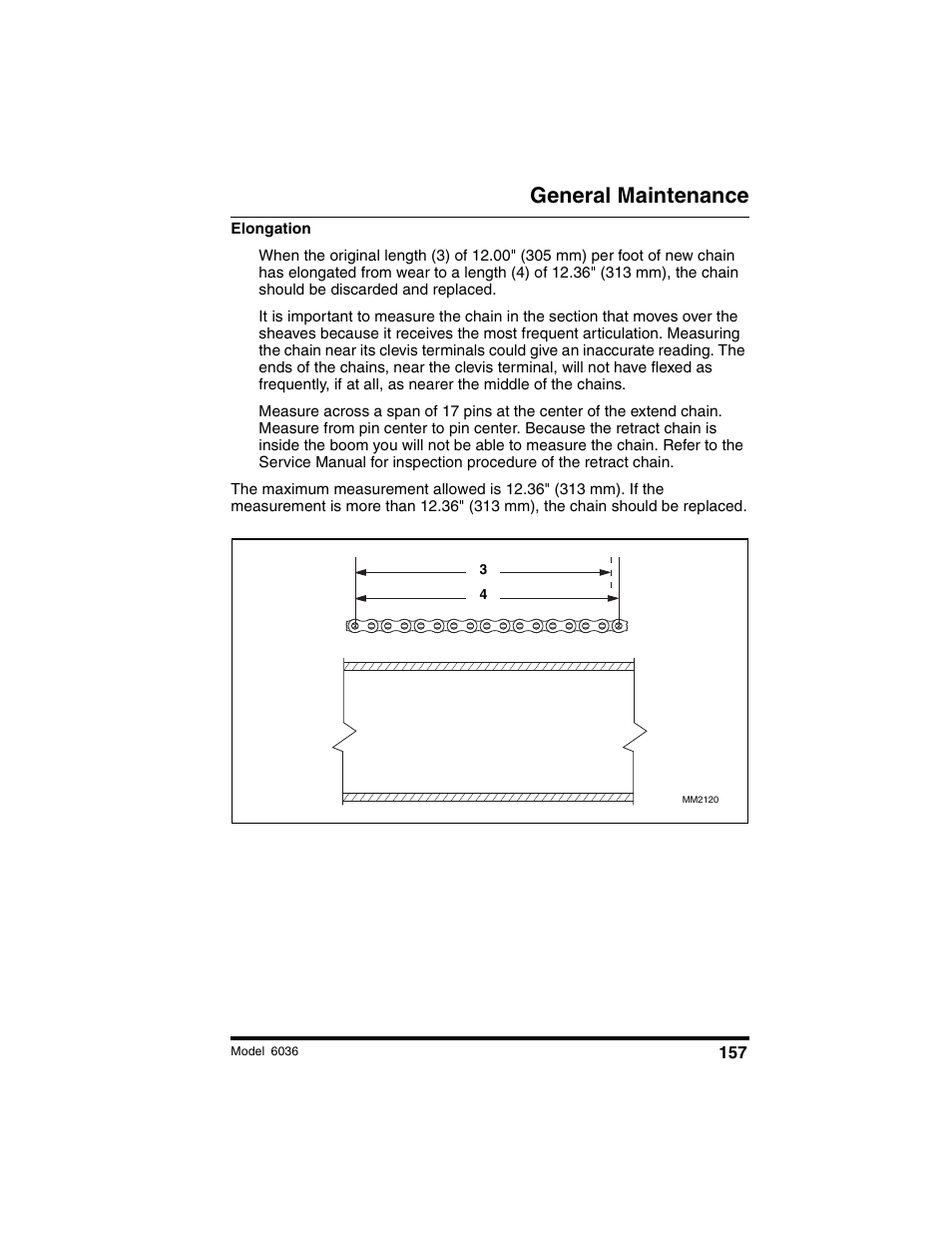 General maintenance | SkyTrak 6036 Tier II Operation Manual User Manual | Page 163 / 188