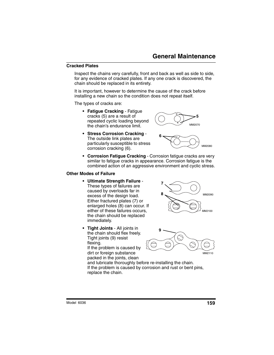 General maintenance | SkyTrak 6036 Tier II Operation Manual User Manual | Page 165 / 188