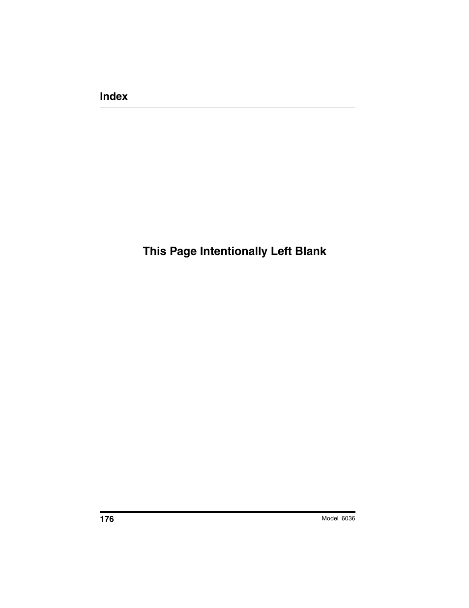 This page intentionally left blank | SkyTrak 6036 Tier II Operation Manual User Manual | Page 182 / 188