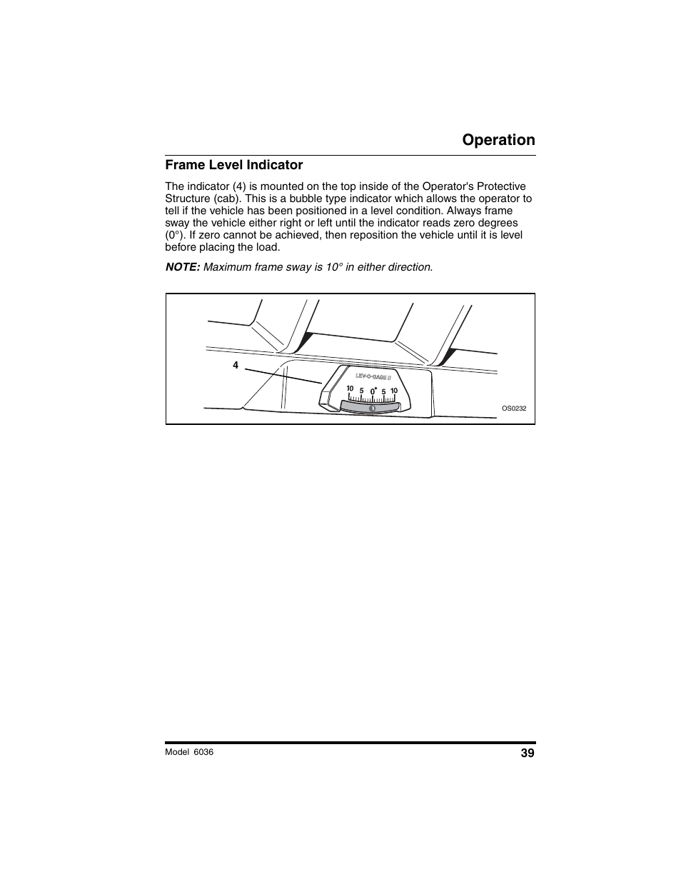 Operation | SkyTrak 6036 Tier II Operation Manual User Manual | Page 45 / 188