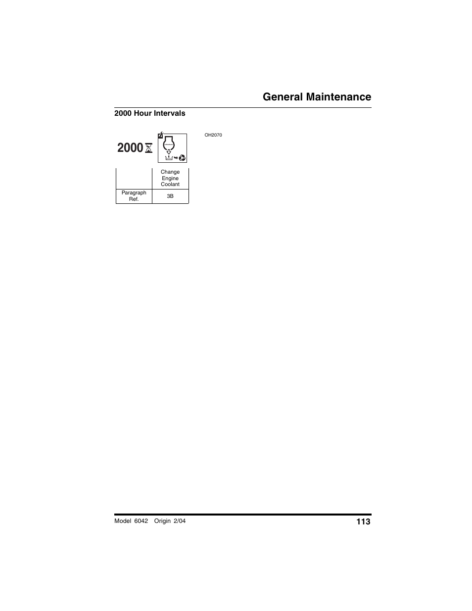 General maintenance | SkyTrak 6042 Operation Manual User Manual | Page 115 / 196