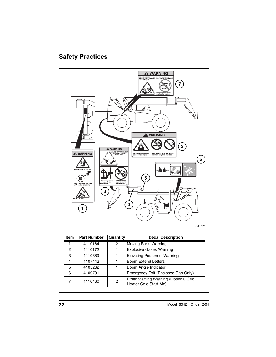 Safety practices | SkyTrak 6042 Operation Manual User Manual | Page 24 / 196