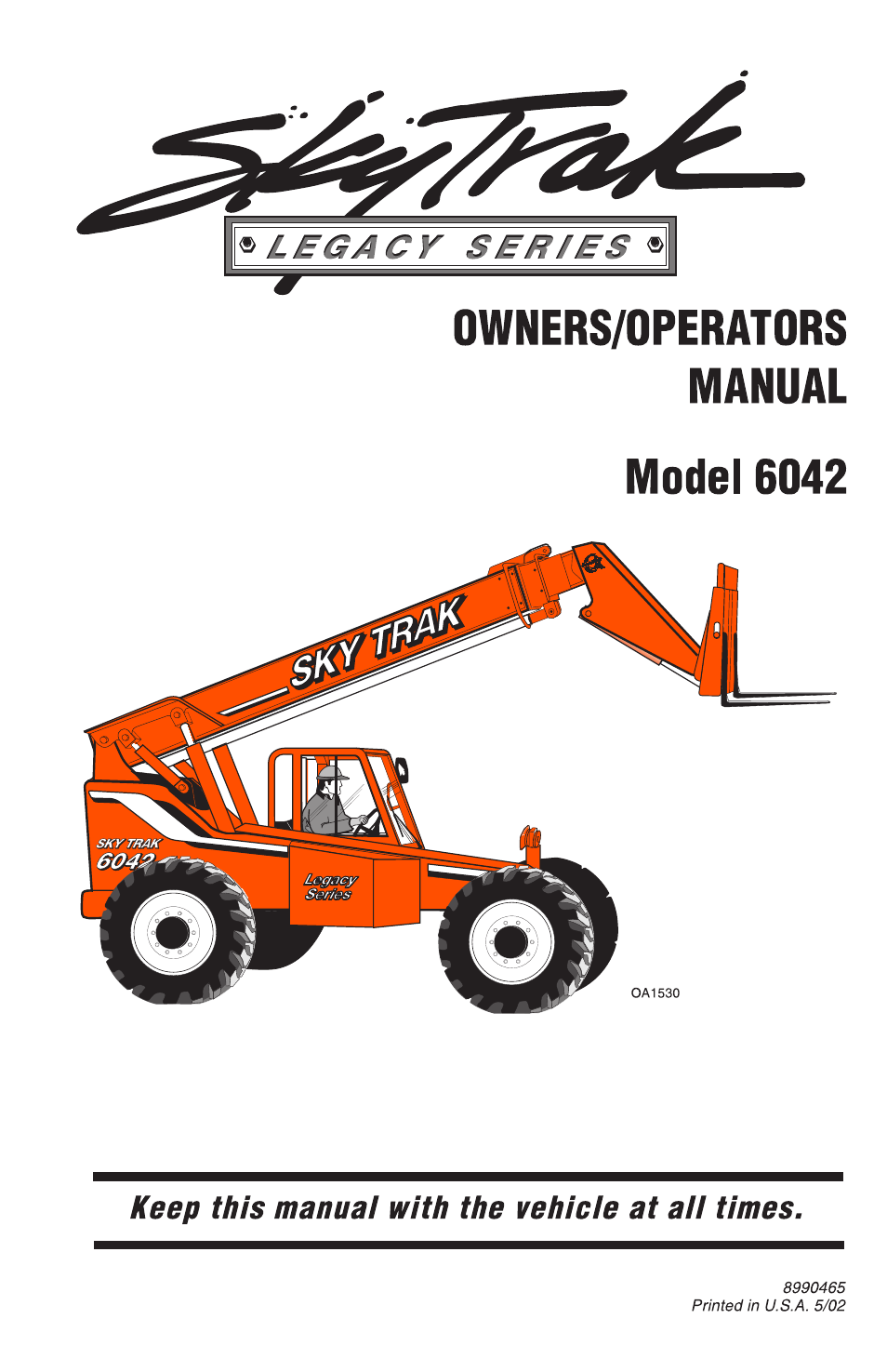 SkyTrak 6042 Operation Manual User Manual | 188 pages