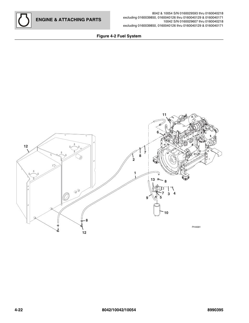 SkyTrak 10042 Parts Manual User Manual | Page 130 / 590