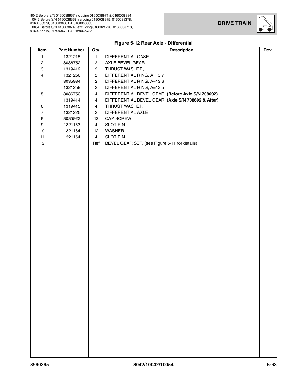 SkyTrak 10042 Parts Manual User Manual | Page 235 / 590