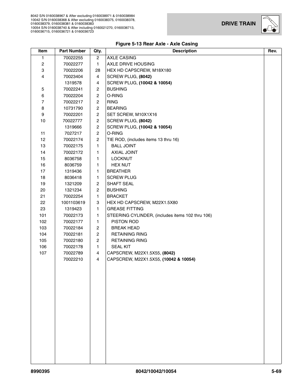 SkyTrak 10042 Parts Manual User Manual | Page 241 / 590